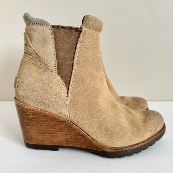 Sorel After Hours Wedge Boot Suede size 8.5 - Picture 11 of 15